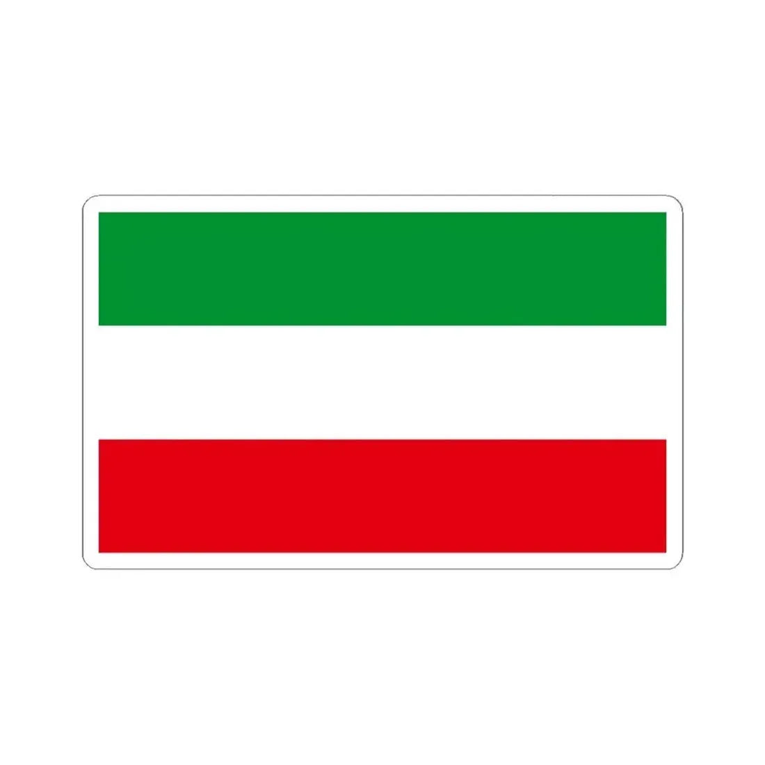 Flag of North Rhine Westphalia Germany - STICKER Vinyl Kiss-Cut Decal 6 Inch White - The Sticker Space