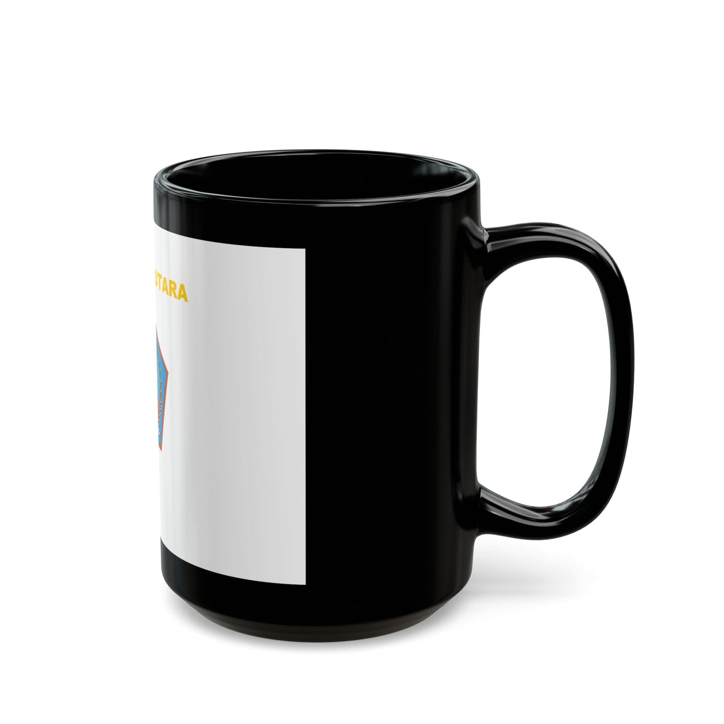 Flag of North Sulawesi Indonesia - Black Coffee Mug-The Sticker Space