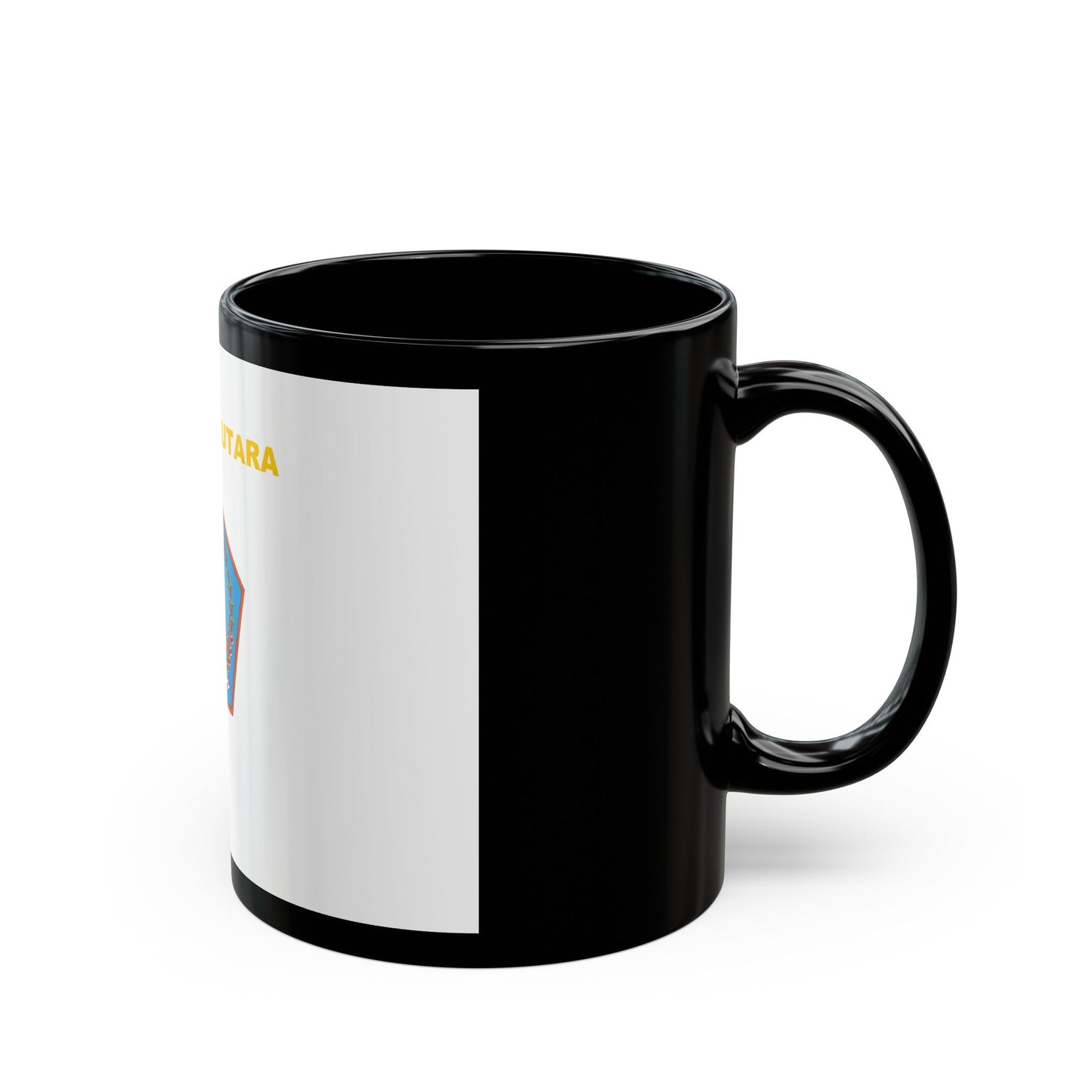 Flag of North Sulawesi Indonesia - Black Coffee Mug-The Sticker Space