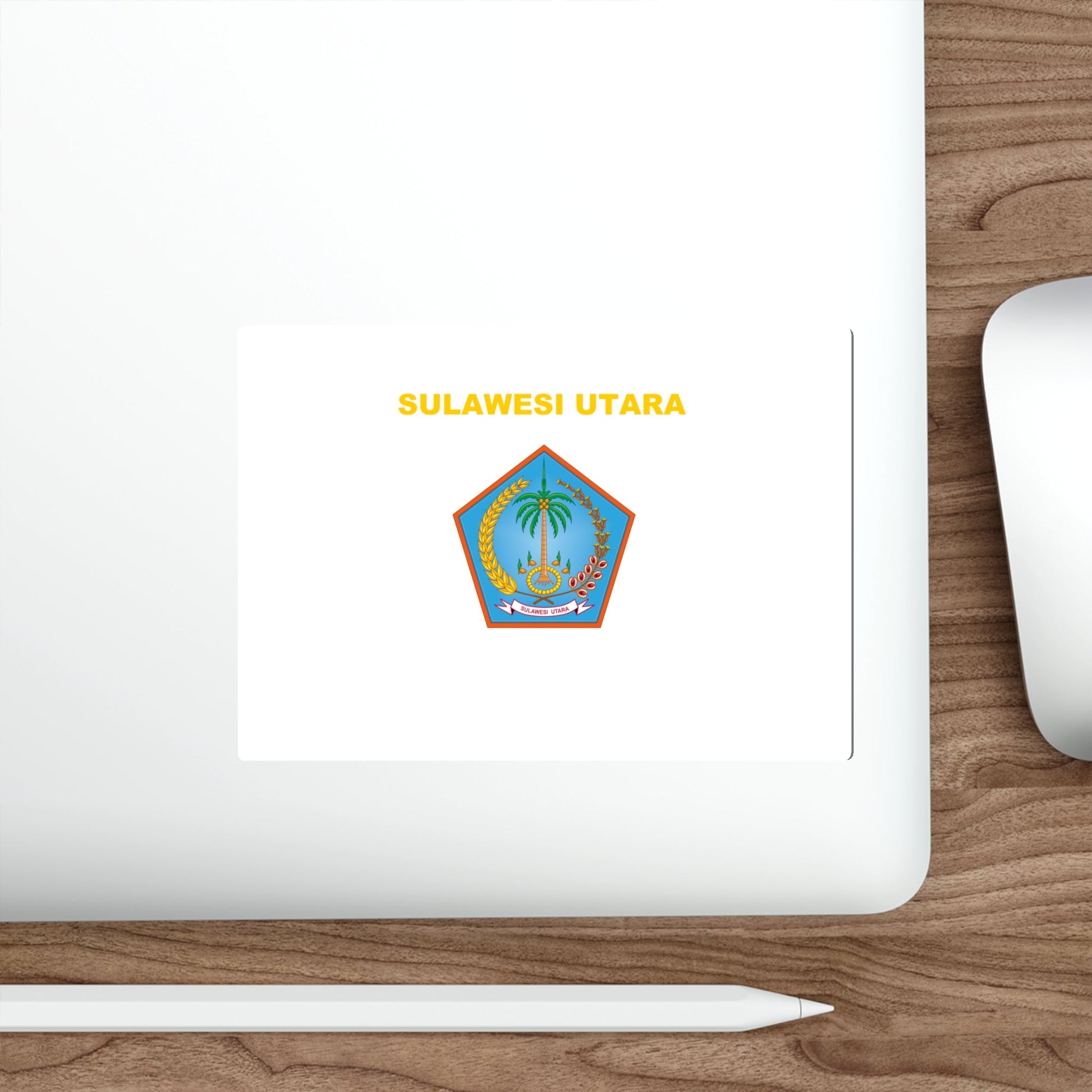 Flag of North Sulawesi Indonesia STICKER Vinyl Die-Cut Decal-The Sticker Space