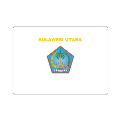 Flag of North Sulawesi Indonesia STICKER Vinyl Die-Cut Decal 2 Inch - The Sticker Space
