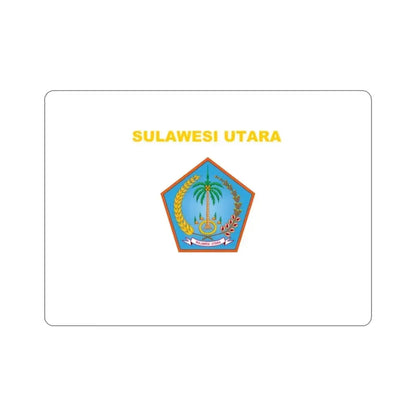 Flag of North Sulawesi Indonesia STICKER Vinyl Die-Cut Decal 2 Inch - The Sticker Space