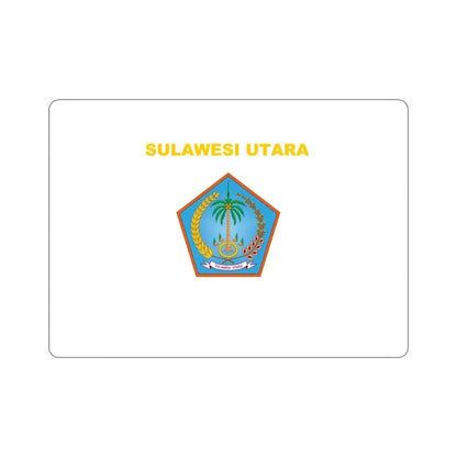 Flag of North Sulawesi Indonesia STICKER Vinyl Die-Cut Decal - The Sticker Space