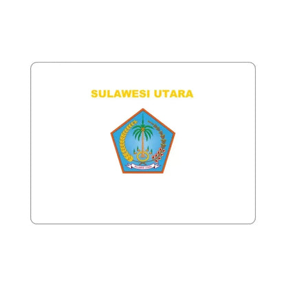 Flag of North Sulawesi Indonesia STICKER Vinyl Die-Cut Decal - The Sticker Space