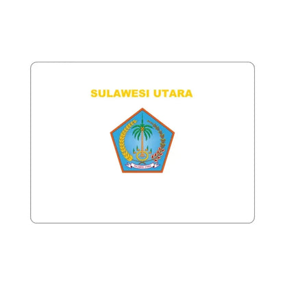 Flag of North Sulawesi Indonesia STICKER Vinyl Die-Cut Decal - The Sticker Space