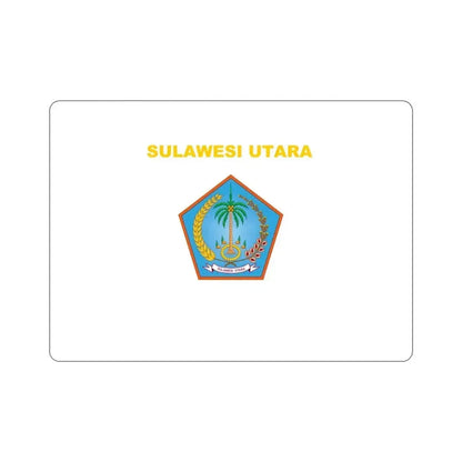 Flag of North Sulawesi Indonesia STICKER Vinyl Die-Cut Decal - The Sticker Space