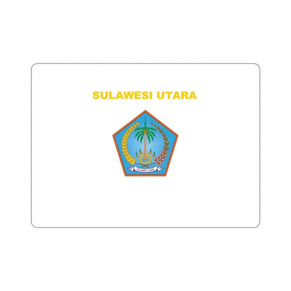Flag of North Sulawesi Indonesia STICKER Vinyl Die-Cut Decal - The Sticker Space