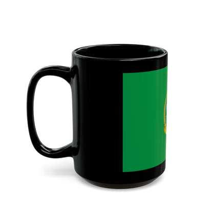 Flag of North Sumatra Indonesia - Black Coffee Mug-The Sticker Space