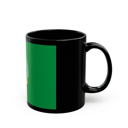 Flag of North Sumatra Indonesia - Black Coffee Mug-The Sticker Space