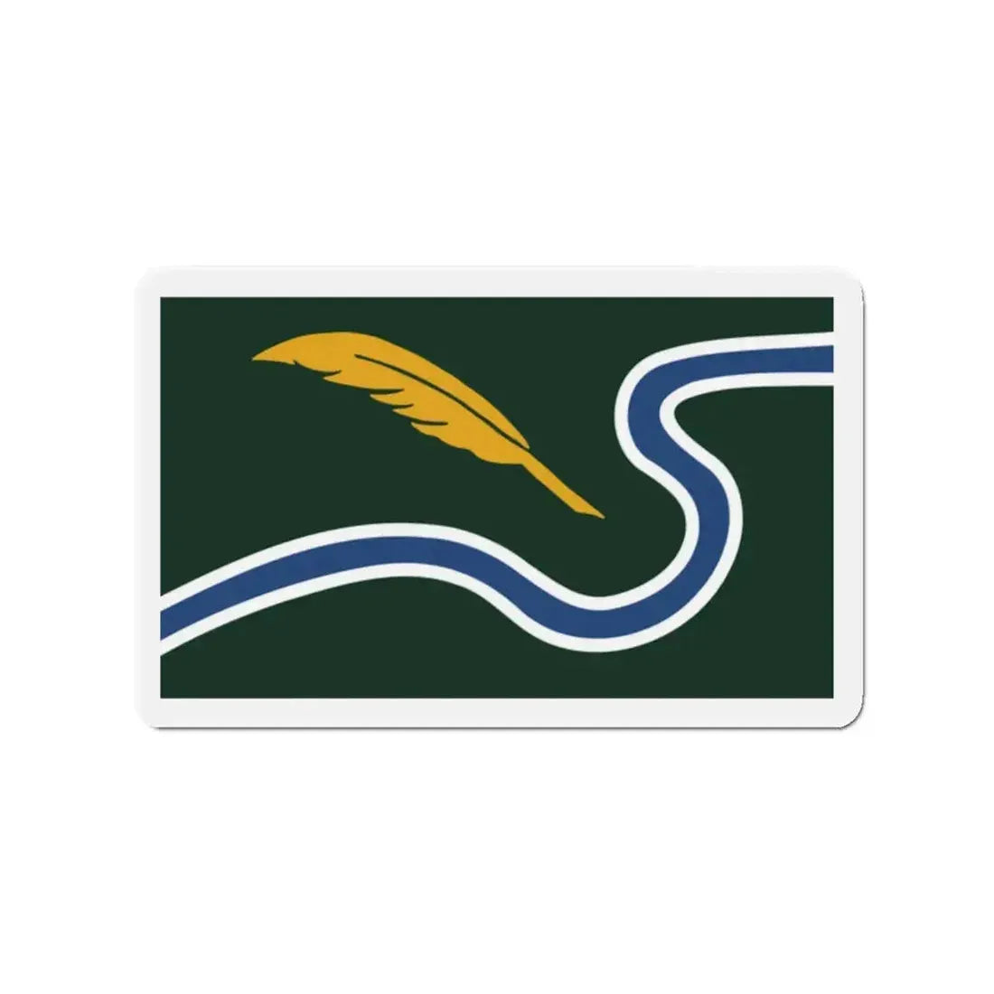 Flag of Northampton Massachusetts - Refrigerator Magnet - The Sticker Space