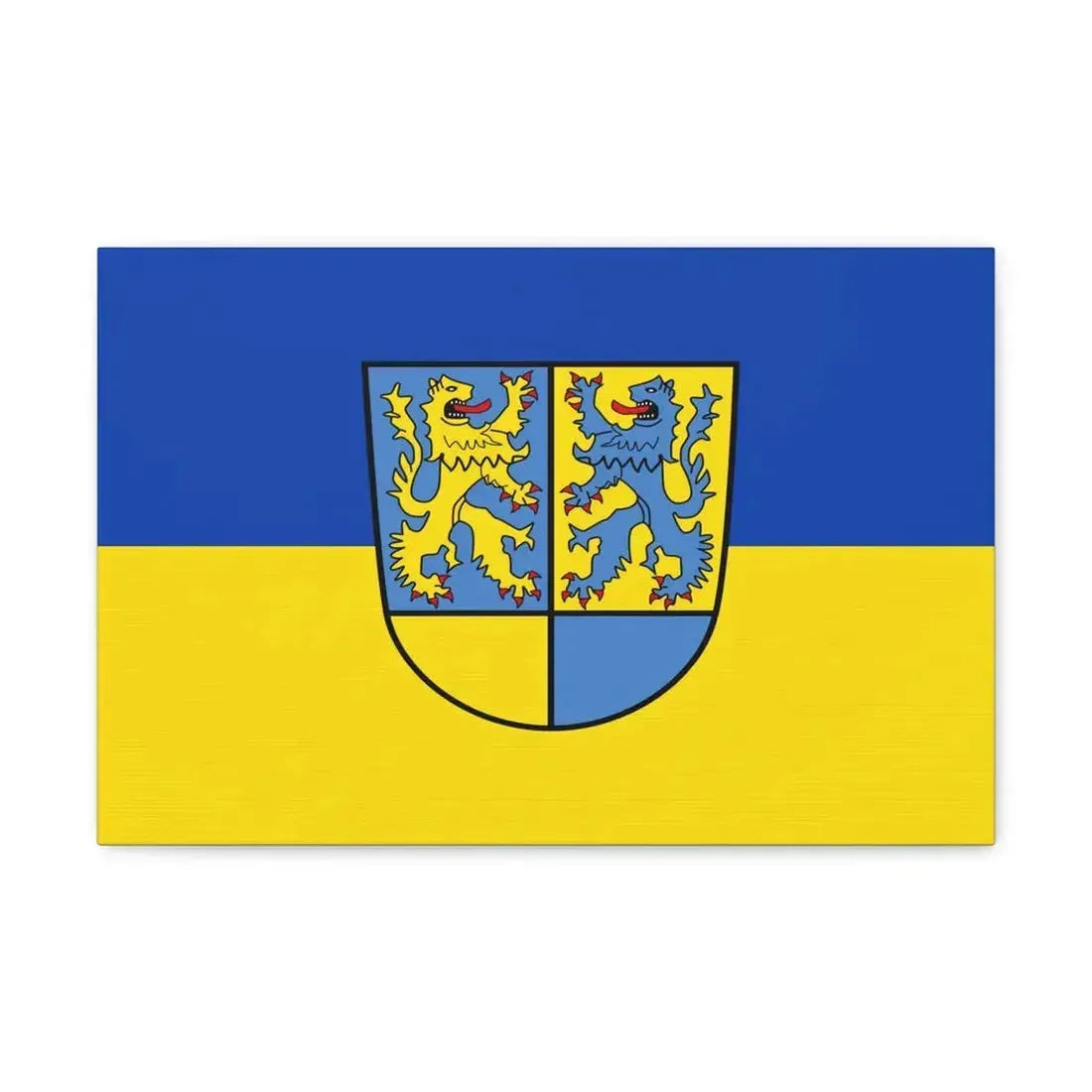 Flag of Northeim Germany - Canvas Wall Art 18″ x 12″ 1.25" - The Sticker Space