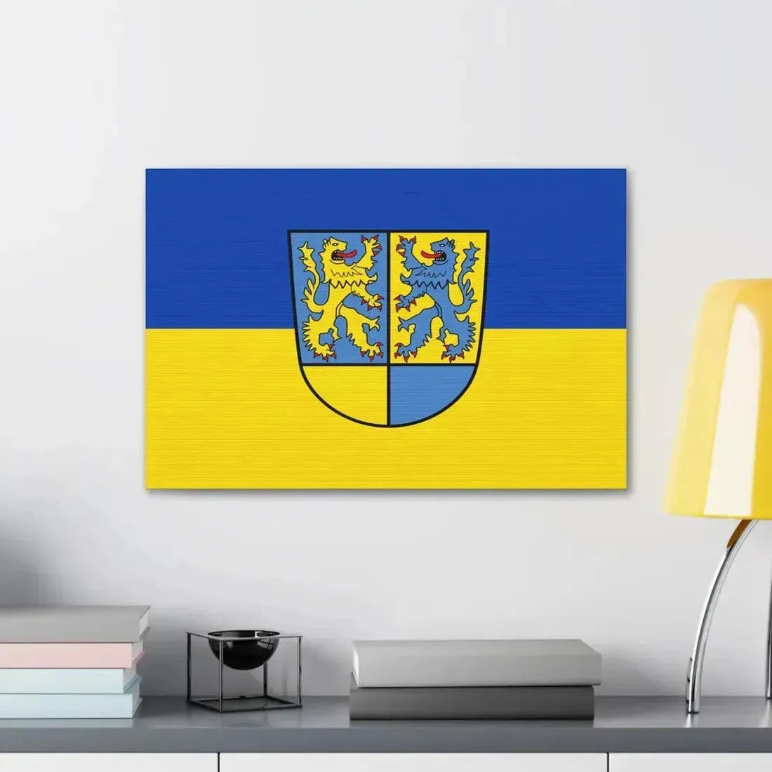 Flag of Northeim Germany - Canvas Wall Art - The Sticker Space