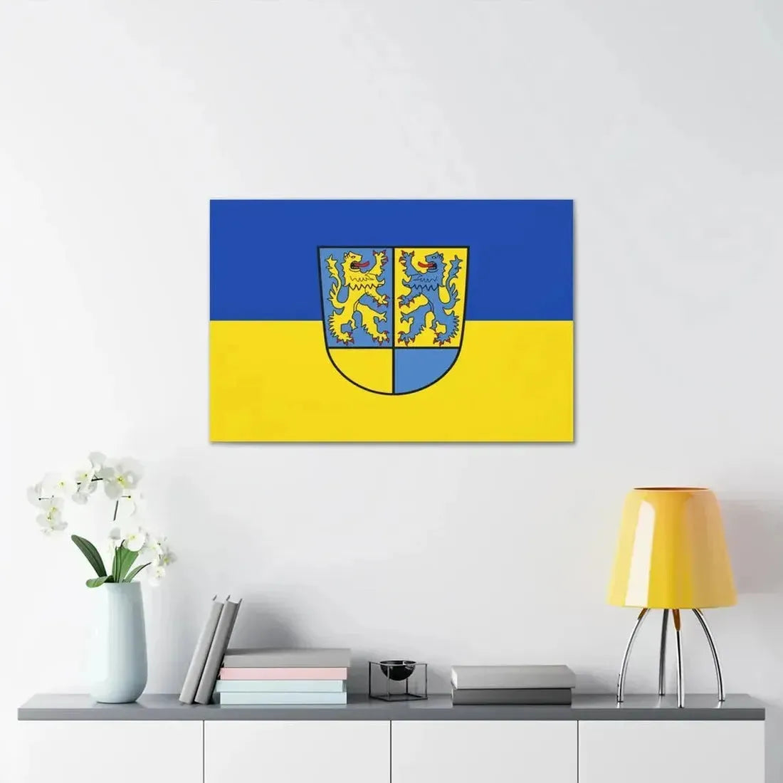 Flag of Northeim Germany - Canvas Wall Art - The Sticker Space