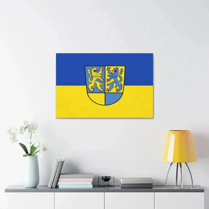 Flag of Northeim Germany - Canvas Wall Art - The Sticker Space