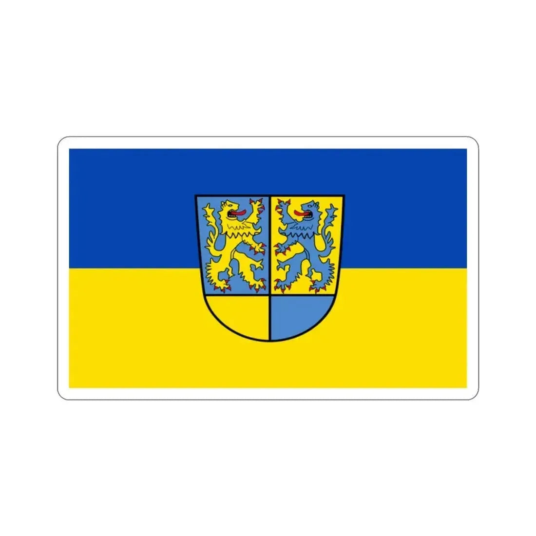 Flag of Northeim Germany STICKER Vinyl Die-Cut Decal 2 Inch - The Sticker Space