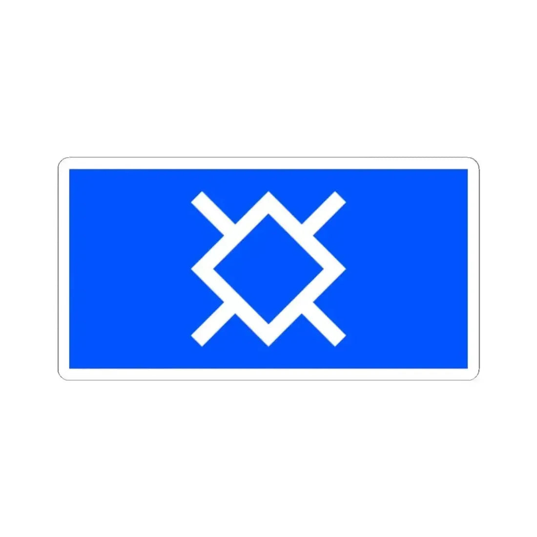 Flag of Northern Cheyenne (United States) STICKER Vinyl Kiss-Cut Decal 2 Inch White - The Sticker Space