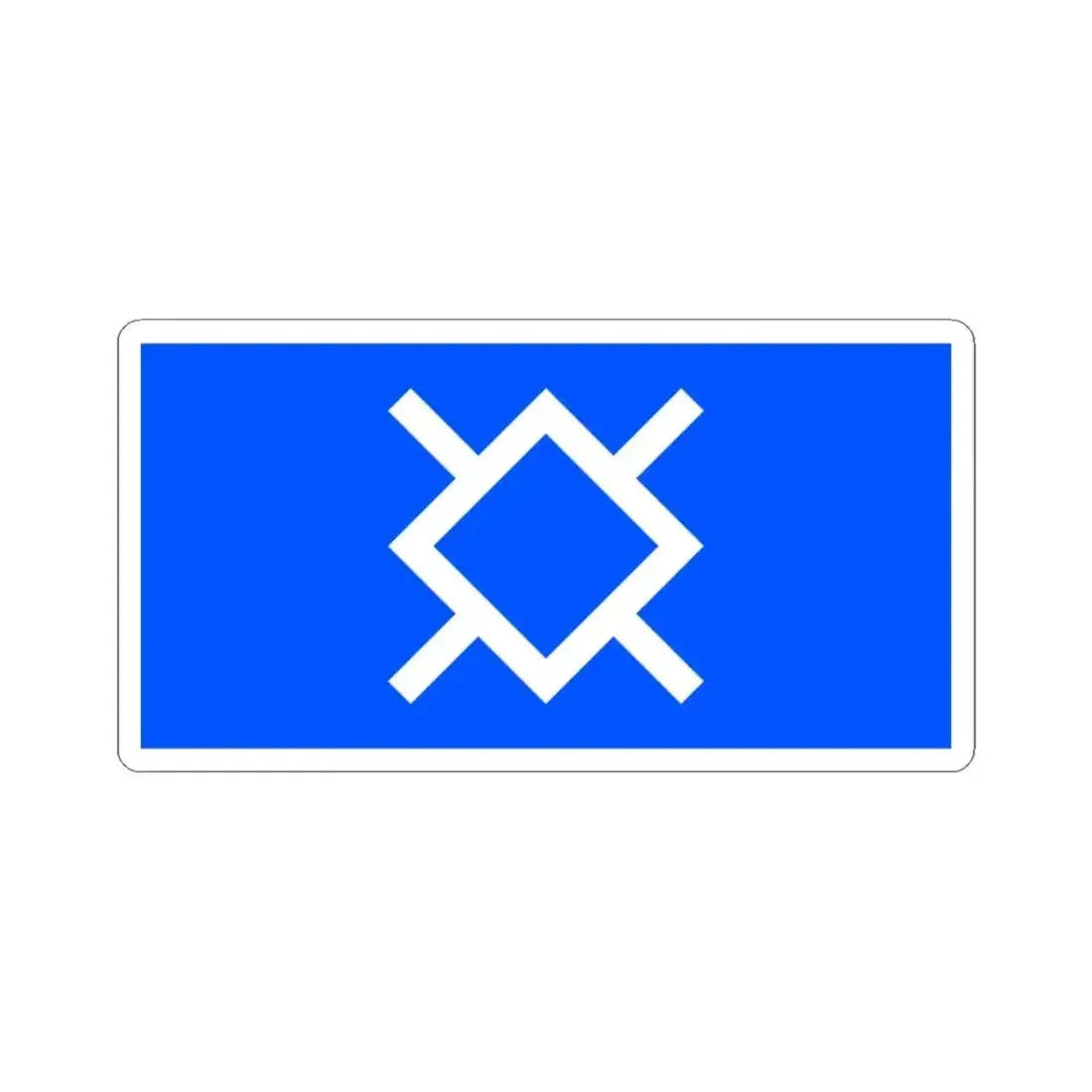 Flag of Northern Cheyenne (United States) STICKER Vinyl Kiss-Cut Decal 3 Inch White - The Sticker Space