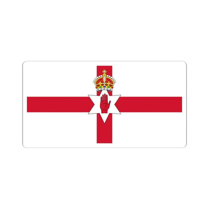 Flag of Northern Ireland 1924-1953 (Ireland) STICKER Vinyl Kiss-Cut Decal 4 Inch White - The Sticker Space