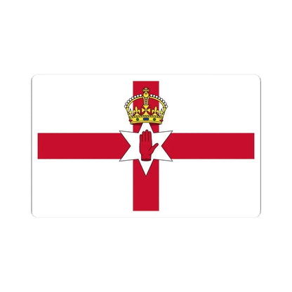 Flag of Northern Ireland 1924-73 (Ireland) STICKER Vinyl Kiss-Cut Decal 3 Inch White - The Sticker Space