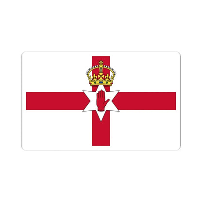 Flag of Northern Ireland 1924-73 (Ireland) STICKER Vinyl Kiss-Cut Decal 4 Inch White - The Sticker Space