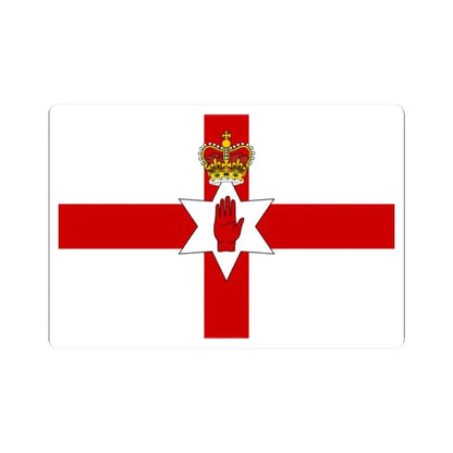 Flag of Northern Ireland 1953-1972 3-2 (Ireland) STICKER Vinyl Kiss-Cut Decal 2 Inch White - The Sticker Space