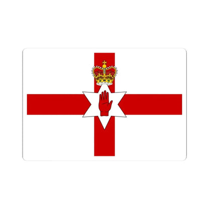 Flag of Northern Ireland 1953-1972 3-2 (Ireland) STICKER Vinyl Kiss-Cut Decal 3 Inch White - The Sticker Space