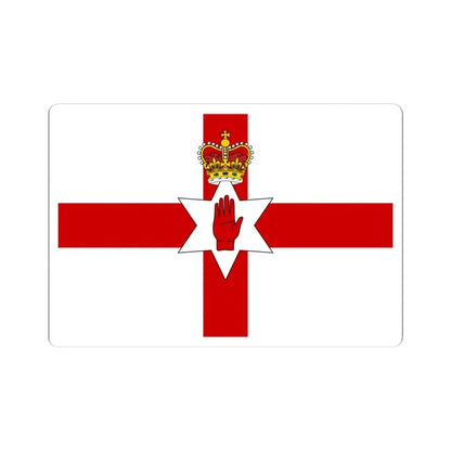 Flag of Northern Ireland 1953-1972 3-2 (Ireland) STICKER Vinyl Kiss-Cut Decal 4 Inch White - The Sticker Space