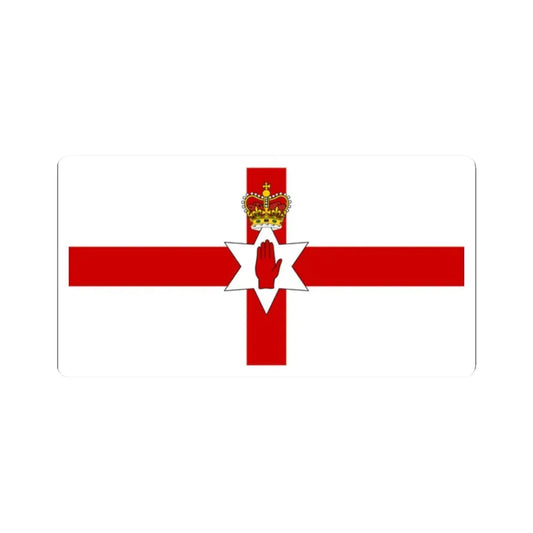 Flag of Northern Ireland 1953-1972 (Ireland) STICKER Vinyl Kiss-Cut Decal 2 Inch White - The Sticker Space