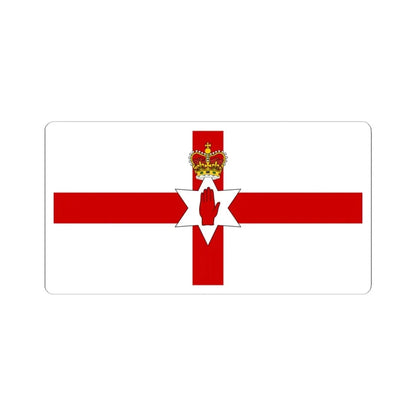 Flag of Northern Ireland 1953-1972 (Ireland) STICKER Vinyl Kiss-Cut Decal 4 Inch White - The Sticker Space