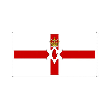 Flag of Northern Ireland 1953-1972 (Ireland) STICKER Vinyl Kiss-Cut Decal 6 Inch White - The Sticker Space