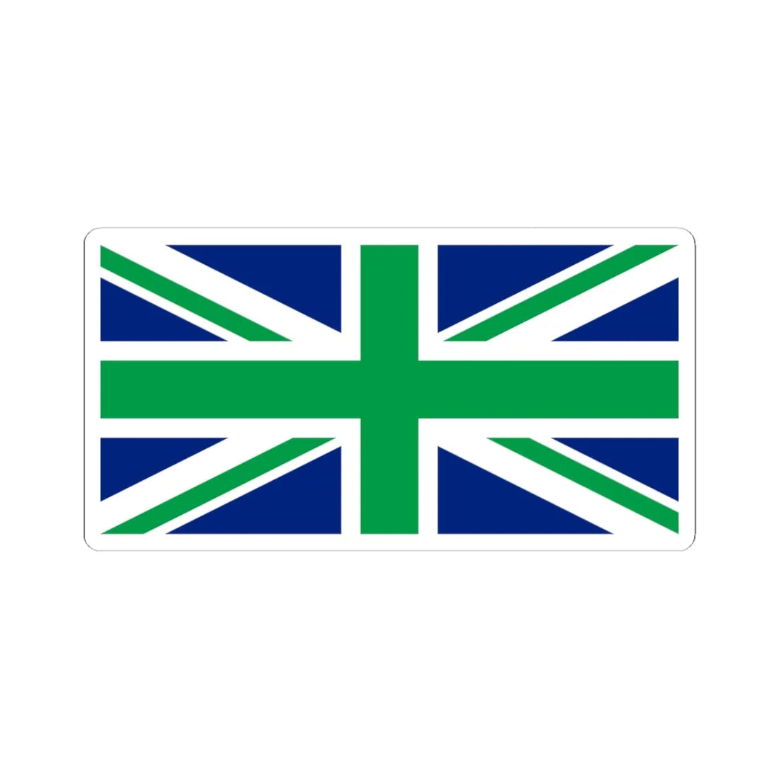 Flag of Northern Ireland2 (Ireland) STICKER Vinyl Kiss-Cut Decal 3 Inch White - The Sticker Space