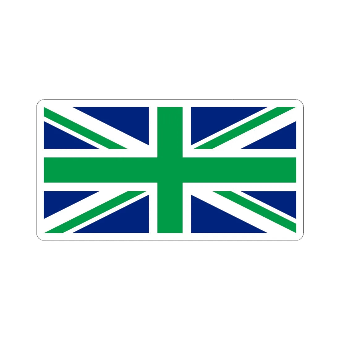 Flag of Northern Ireland2 (Ireland) STICKER Vinyl Kiss-Cut Decal 6 Inch White - The Sticker Space