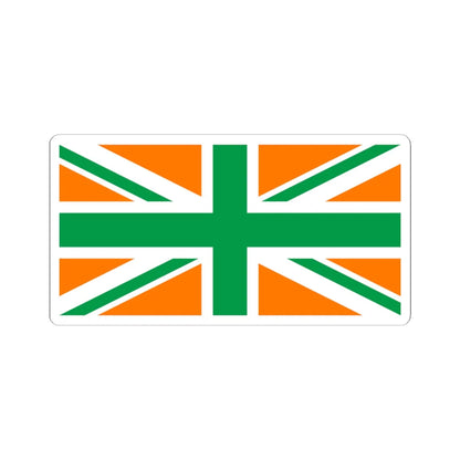 Flag of Northern Ireland3 (Ireland) STICKER Vinyl Kiss-Cut Decal 4 Inch White - The Sticker Space