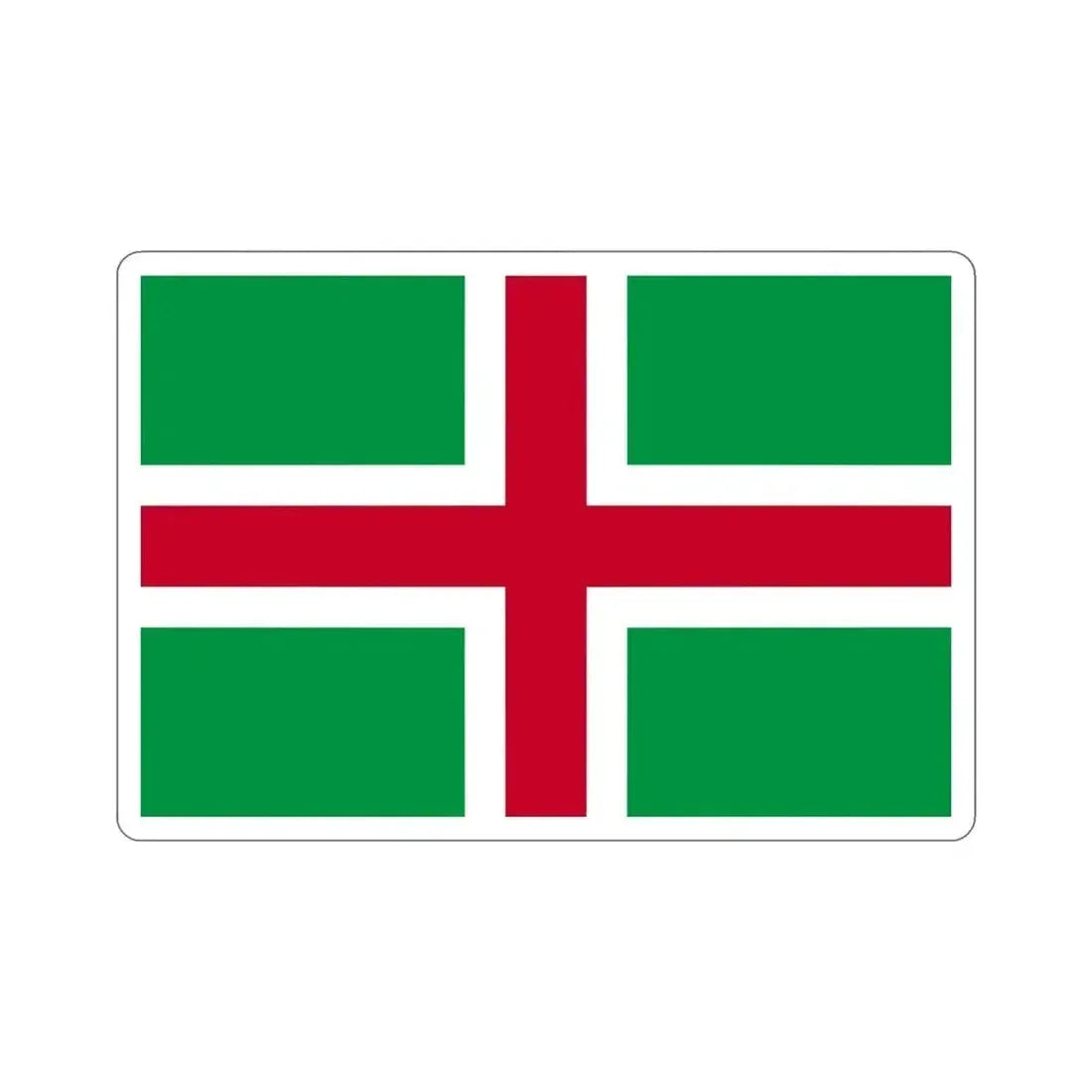 flag of Northern Italy STICKER Vinyl Die-Cut Decal - The Sticker Space