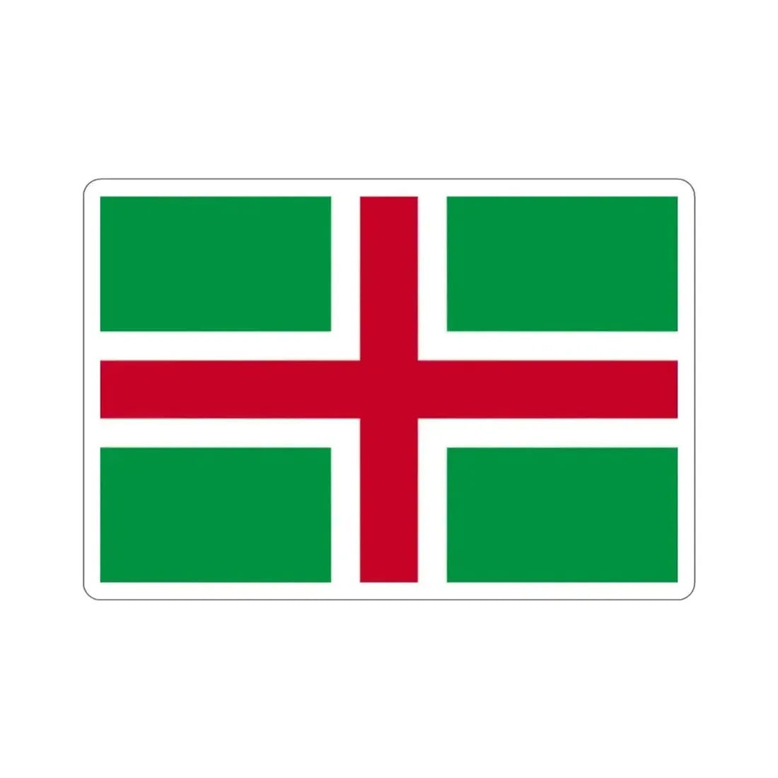 flag of Northern Italy STICKER Vinyl Die-Cut Decal - The Sticker Space