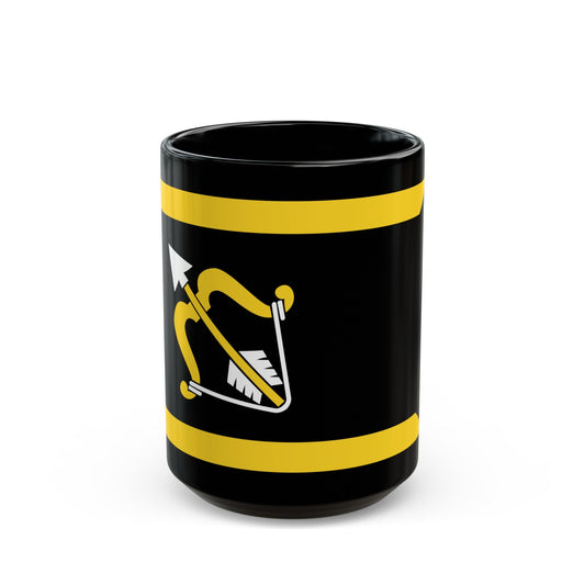 Flag of Northern Savonia Finland - Black Coffee Mug-15oz-The Sticker Space