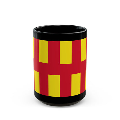 Flag of Northumberland UK - Black Coffee Mug-15oz-The Sticker Space