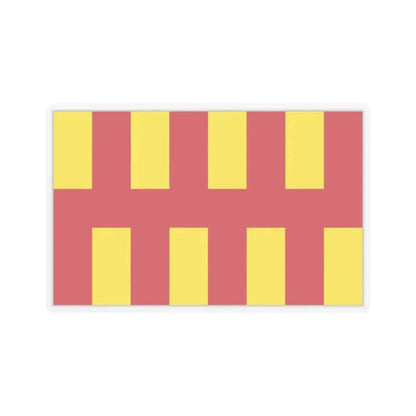 Flag of Northumberland UK - STICKER Vinyl Kiss-Cut Decal 2 Inch Transparent - The Sticker Space