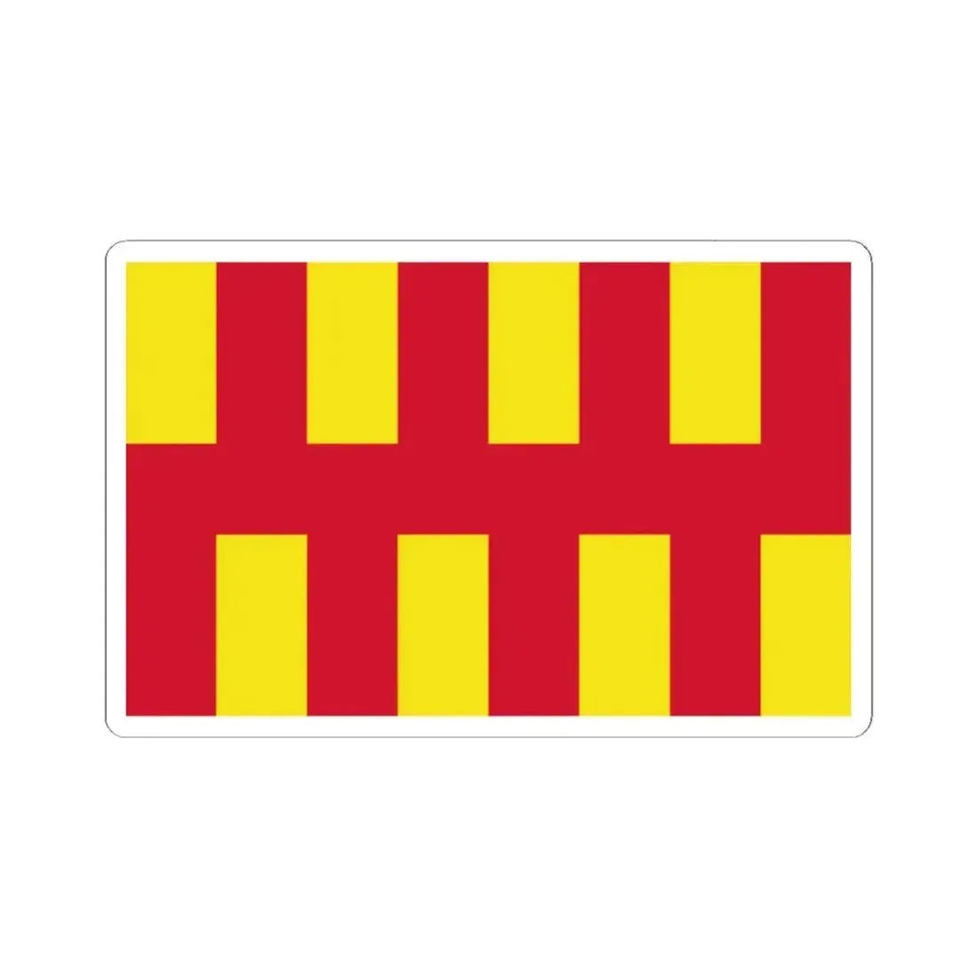 Flag of Northumberland UK - STICKER Vinyl Kiss-Cut Decal 2 Inch White - The Sticker Space