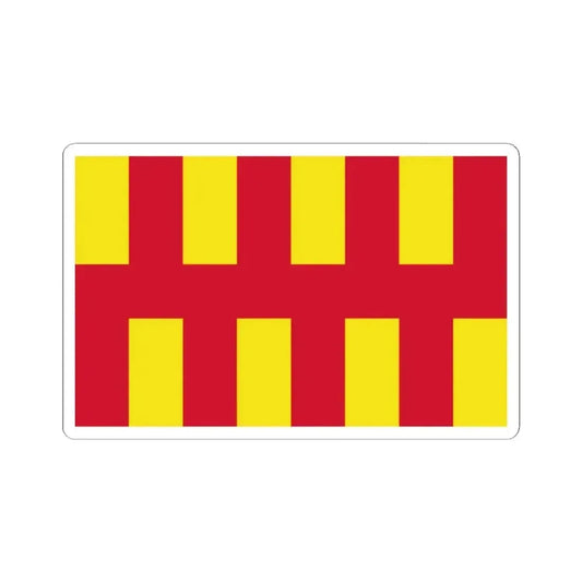 Flag of Northumberland UK - STICKER Vinyl Kiss-Cut Decal 2 Inch White - The Sticker Space