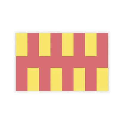 Flag of Northumberland UK - STICKER Vinyl Kiss-Cut Decal 3 Inch Transparent - The Sticker Space
