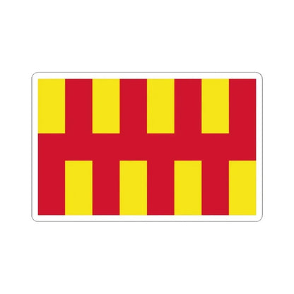 Flag of Northumberland UK - STICKER Vinyl Kiss-Cut Decal 3 Inch White - The Sticker Space