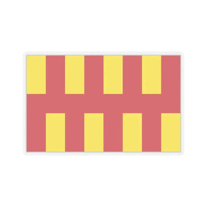 Flag of Northumberland UK - STICKER Vinyl Kiss-Cut Decal 4 Inch Transparent - The Sticker Space
