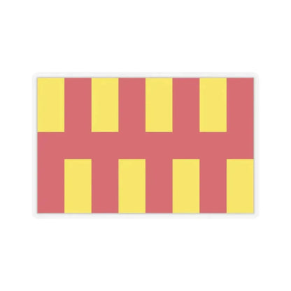 Flag of Northumberland UK - STICKER Vinyl Kiss-Cut Decal 6 Inch Transparent - The Sticker Space