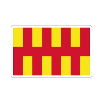 Flag of Northumberland UK - STICKER Vinyl Kiss-Cut Decal 6 Inch White - The Sticker Space