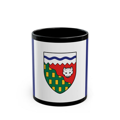 Flag of Northwest Territories Canada - Black Coffee Mug-11oz-The Sticker Space