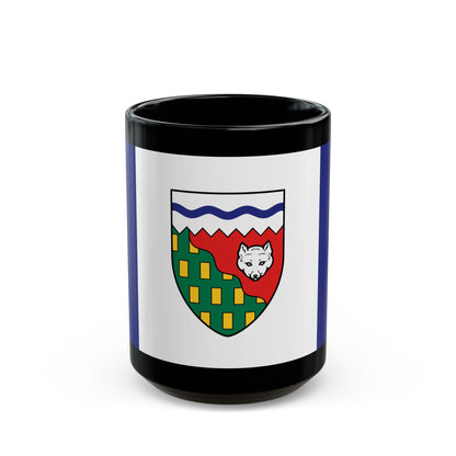 Flag of Northwest Territories Canada - Black Coffee Mug-15oz-The Sticker Space