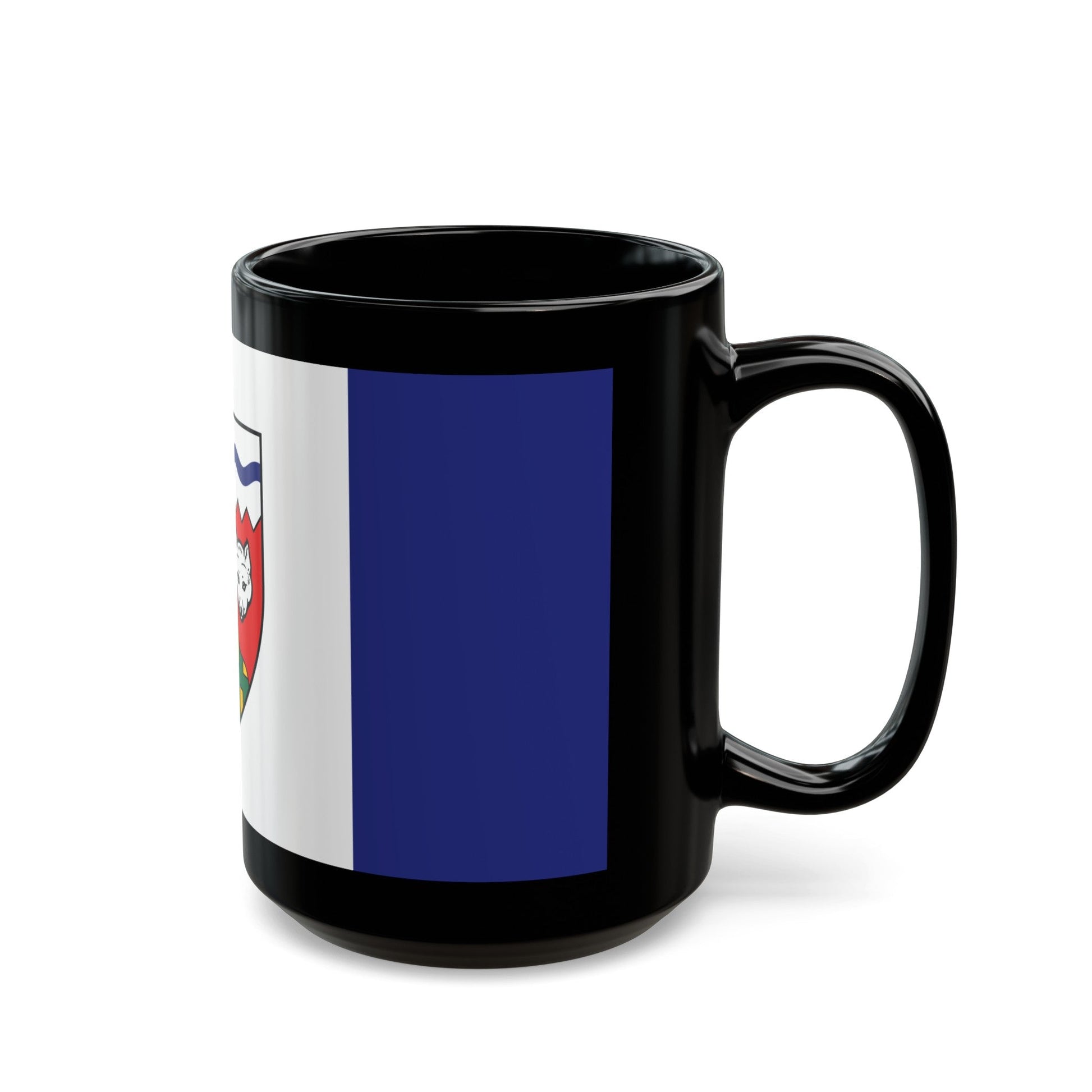 Flag of Northwest Territories Canada - Black Coffee Mug-The Sticker Space