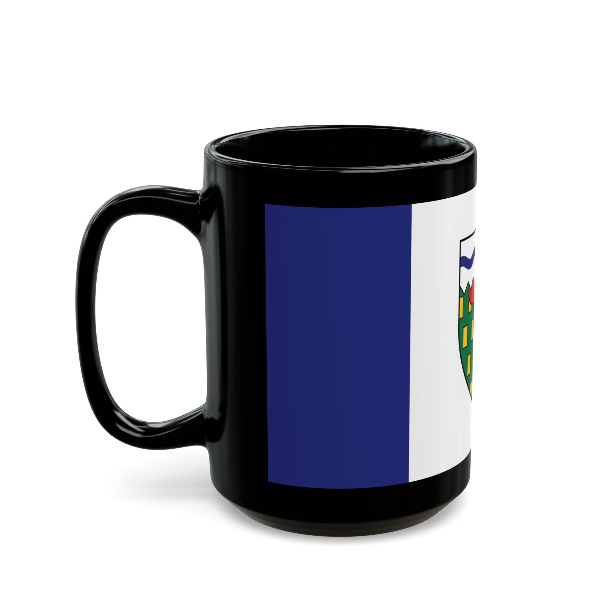 Flag of Northwest Territories Canada - Black Coffee Mug-The Sticker Space