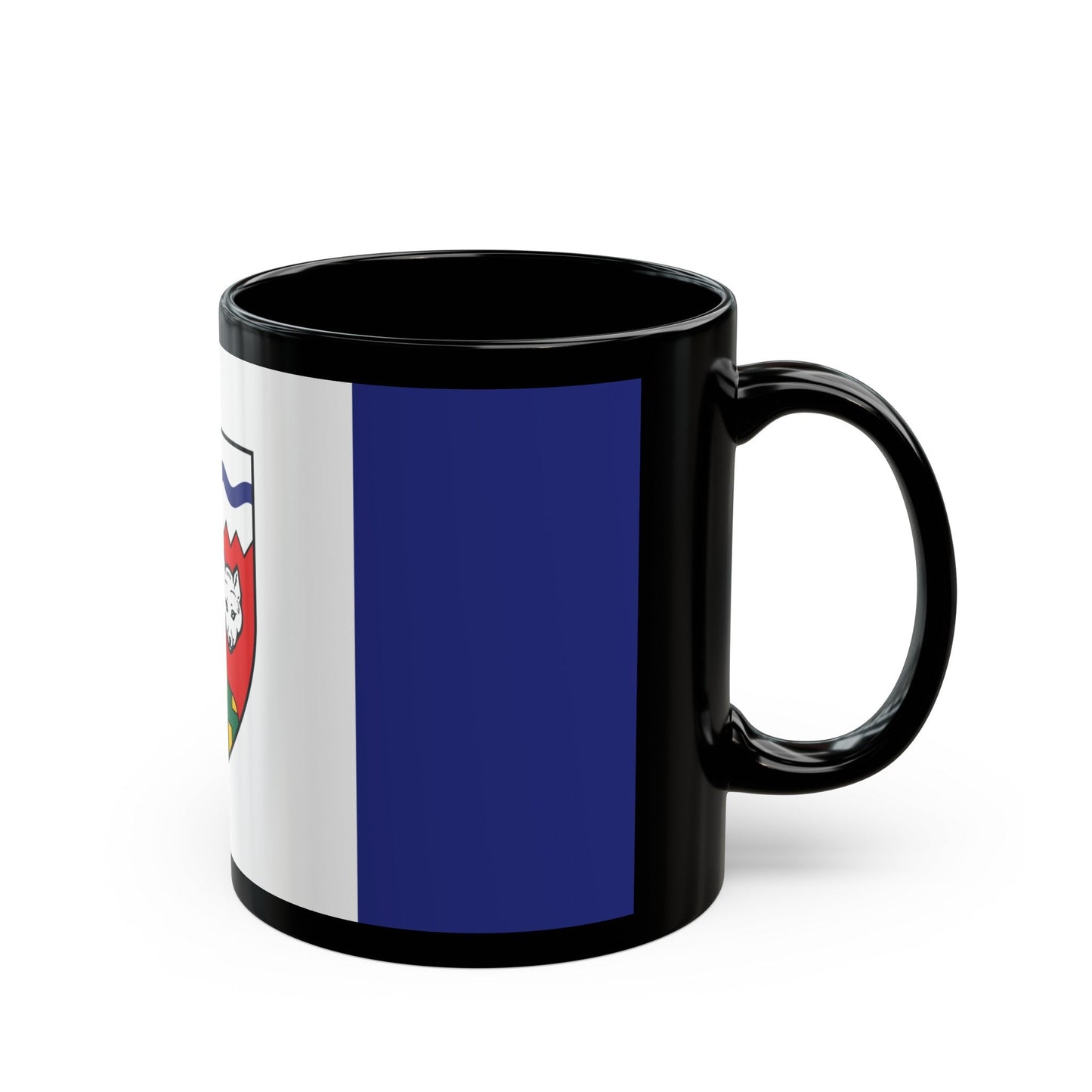 Flag of Northwest Territories Canada - Black Coffee Mug-The Sticker Space